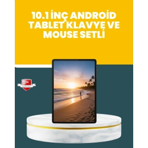 10.1 İnç Ips Ekranlı Android Tablet Bilgisayar Seti