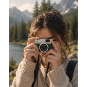 1080p Hd Mini Kamera Ips Ekranlı 4k Lens Destekli Taşınabilir Dijital Kamera