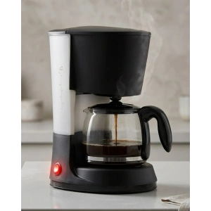 1.2 Litre Filtre Kahve Makinesi Damlama Emniyetli Cam Karaflı