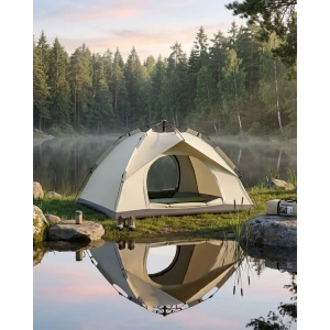 2 3 Kişilik Otomatik Kamp Çadırı Suya Dayanıklı Çift Astarlı Outdoor Çadır