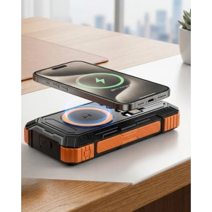 20000 Mah Powerbank Güneş Enerjili Kablosuz Şarj Hızlı Şarj Taşınabilir Batarya (kopya)