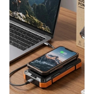 20000 Mah Powerbank Güneş Enerjili Kablosuz Şarj Hızlı Şarj Taşınabilir Batarya (kopya)