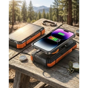 20000 Mah Powerbank Güneş Enerjili Kablosuz Şarj Hızlı Şarj Taşınabilir Batarya (kopya)