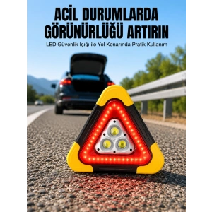 2000mah Kapasiteli Taşınabilir Üçgen Park Lambası Yeni Nesil
