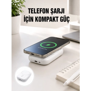 22.5w Süper Hızlı Şarjlı Çok Fonksiyonlu 10000 Mah Powerbank Yeni Nesil