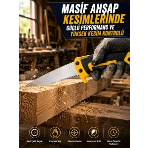 270 Mm Düz Bıçaklı Bahçe Budama Testeresi Kılıflı