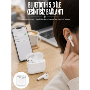 2.nesil Yeni Model Tws Bluetooth Kulaklık Dokunmatik Kontrol Yüksek Ses Kaliteli Yeni Nesil