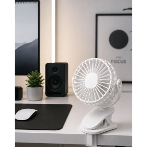 360 Derece Ayarlanabilir Sessiz Çalışan Mandallı Fan