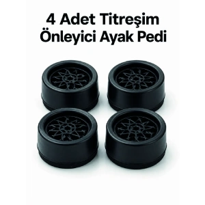 4lü Set Çamaşır Makinesi Titreşim Önleyici Ped