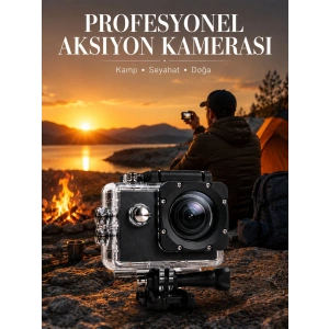 4k Wifi Aksiyon Kamerası Ultra Hd Su Geçirmez Spor Kamerası