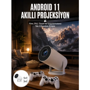 4k Wireless Çift Kollu Kumandalı Oyun Projeksiyonu Retro Video Oyunu Yeni Nesil