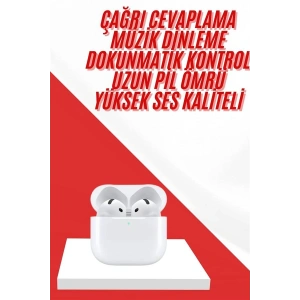 4.nesil Bluetooth Kulaklık Yüksek Ses Kaliteli Dokunmatik Kontrol Özellikli