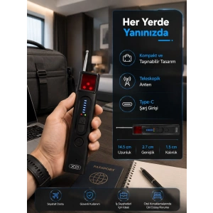 5 Kademeli Hassasiyet Ayarlı Kablosuz Sinyal Dedektörü