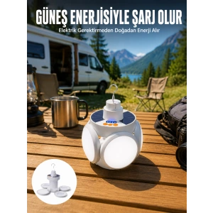 5 Kanatlı Solar Lamba Yeni Nesil