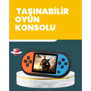 520 Oyunlu Mini Oyun Konsolu Hd Lcd Ekranlı