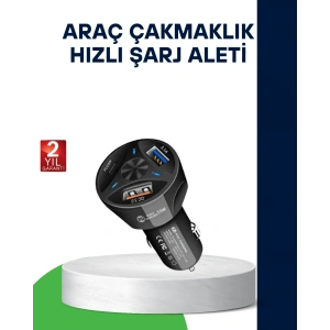 55w Hızlı Araç Şarj Cihazı Quick Charge 3.0 Ve Pd Destekli
