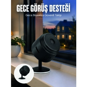 A9 Şarjlı Mini Ip Kamera Hd Kablosuz Güvenlik Kamerası Micro Sd Kart Destekli