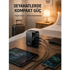 Akıllı Güç Dağılımlı 4 Girişli Şarj İstasyonu