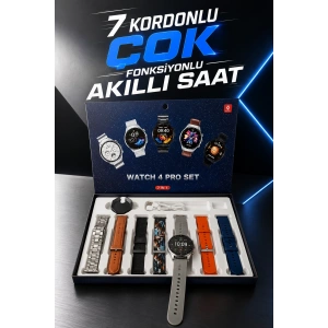Akıllı Saat 7 Kordonlu Yeni Nesil Arama Cevaplayan Çok Fonksiyonlu