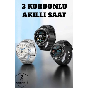 Akıllı Saat Arama Cevaplayan Titreşim Özelliğiyle Bildirim Görebilen
