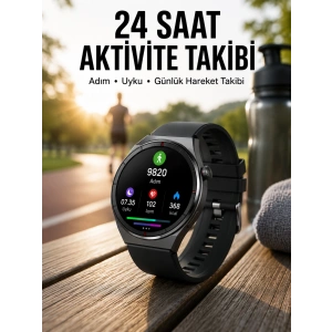 Akıllı Saat Bluetooth Bağlantılı Amoled Ekran Uyku Ve Sağlık Takibi Yeni Nesil