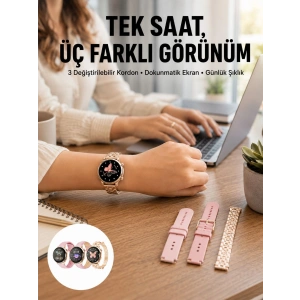Akıllı Saat – Dokunmatik Ekran, Spor Modu Ve Kalp Atış Sensörü Yeni Nesil