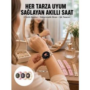 Akıllı Saat – Kalp Atış Takipli, Spor Modlu, Uzun Pil Ömürlü Yeni Nesil