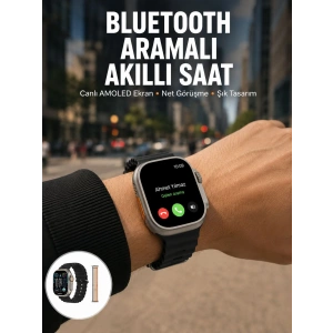 Akıllı Saat Kol Saati Android Ve İos Uyumlu Nabız Ölçer Sesli Asistan Yeni Nesil