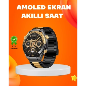 Amoled Akıllı Saat Ip67 Su Geçirmez 3 Bileklikli Sağlık Takipli