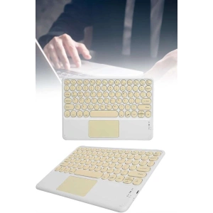 Android Ve İos Uyumlu Bluetooth Klavye Touchpad Slim Kablosuz Wifi Q Klavye