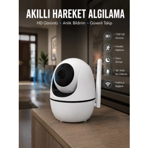 Anlık Bildirimli Hareket Sensörlü Full Hd Kamera Yeni Nesil
