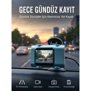Araç Güvenlik Kamerası Öne Bakan Yol Kayıt Cihazı Yeni Nesil
