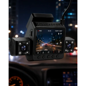 Araç İçi Güvenlik Kamerası 4 Lensli Full Hd Kayıt Destekli Sistem