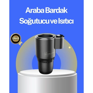 Araç İçi Isıtıcı Soğutucu Bardaklık 60°c Isıtma -4°c Soğutma