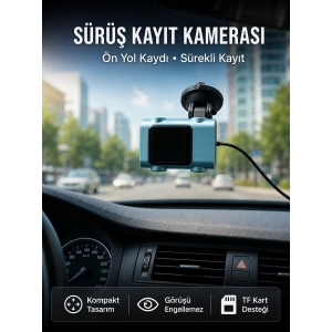Araç Ön Cam Kamerası Sürüş Güvenliği İçin Video Kayıt Yeni Nesil