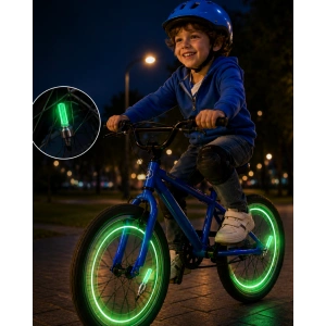 Araç Sibop Led Işığı 2li Set Bisiklet Motosiklet Jant Lambası