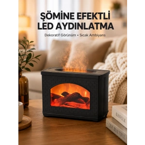 Aromaterapi Destekli Ultrasonik Nemlendirici Usb Bağlantılı Sessiz Model