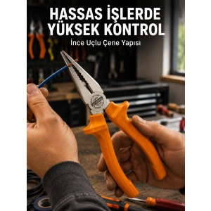 Atölye Ve Günlük Kullanıma Uygun Profesyonel Çelik Pense