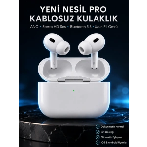 Beyaz Android Ve İos Uyumlu Yüksek Performanslı Uzun Pil Ömrü
