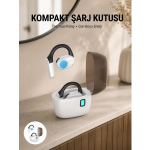 Bluetooth 5.0 Kulak İçi Kulaklık – Güçlü Bas, Uzun Pil Ömrü, Şarj Kutulu Tasarım Yeni Nesil