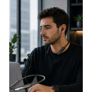 Bluetooth 5.4 Boyun Askılı Kulaklık Manyetik Kulaklıklı Type C Şarjlı