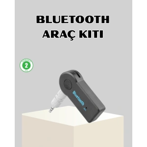 Bluetooth Araç Kiti Aux Mp3 Çalar Kablosuz Eller Serbest Cihaz