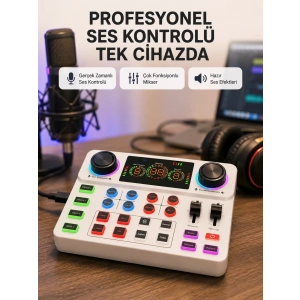 Bluetooth Bağlantılı Karaoke Ve Yayın Ses Kontrol Ünitesi