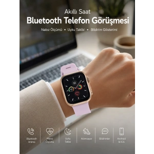 Bluetooth Görüşmeli Akıllı Saat, Sağlık Takibi Ve Akıllı Bildirim Özellikleriyle Günlük Hayatınızı Kolaylaştırır