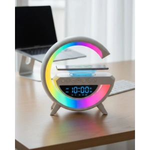 Bluetooth Hoparlör Rgb Aydınlatmalı Usb Tf Kart Fm Özellikli