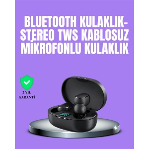 Bluetooth Kulaklık Tws Yüksek Ses Kaliteli Kesintisiz Dijital Göstergeli Kulaklık
