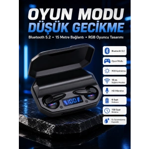 Çağrı Cevaplayabilen Akıllı Saat 5.2 Bluetooth Bağlantılı Gaming Kulaklık