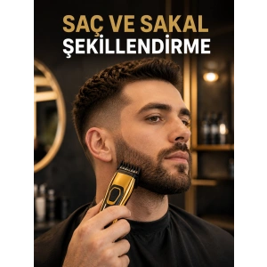 Çift Kademeli Güç Modlu Kablosuz Kişisel Bakım Seti
