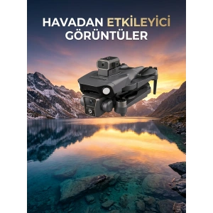 Çift Kameralı Gps Drone Geniş Açılı Havadan Görüntüleme Sistemi