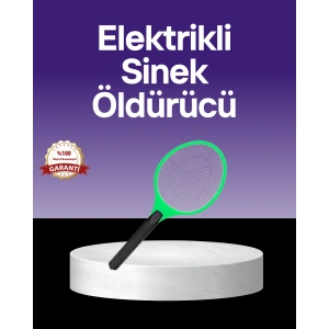Çocuk Ve Evcil Hayvan Dostu Elektrikli Sinek Raketi | Güvenli Kullanım